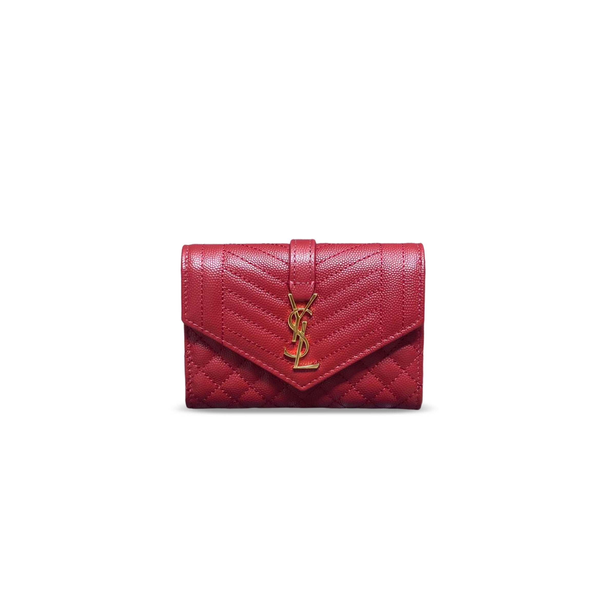 YSL MONOGRAM SMALL ENVELOPE WALLET 651026 (13.5*9.5*3cm)